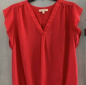 Chaus NY bright pink top